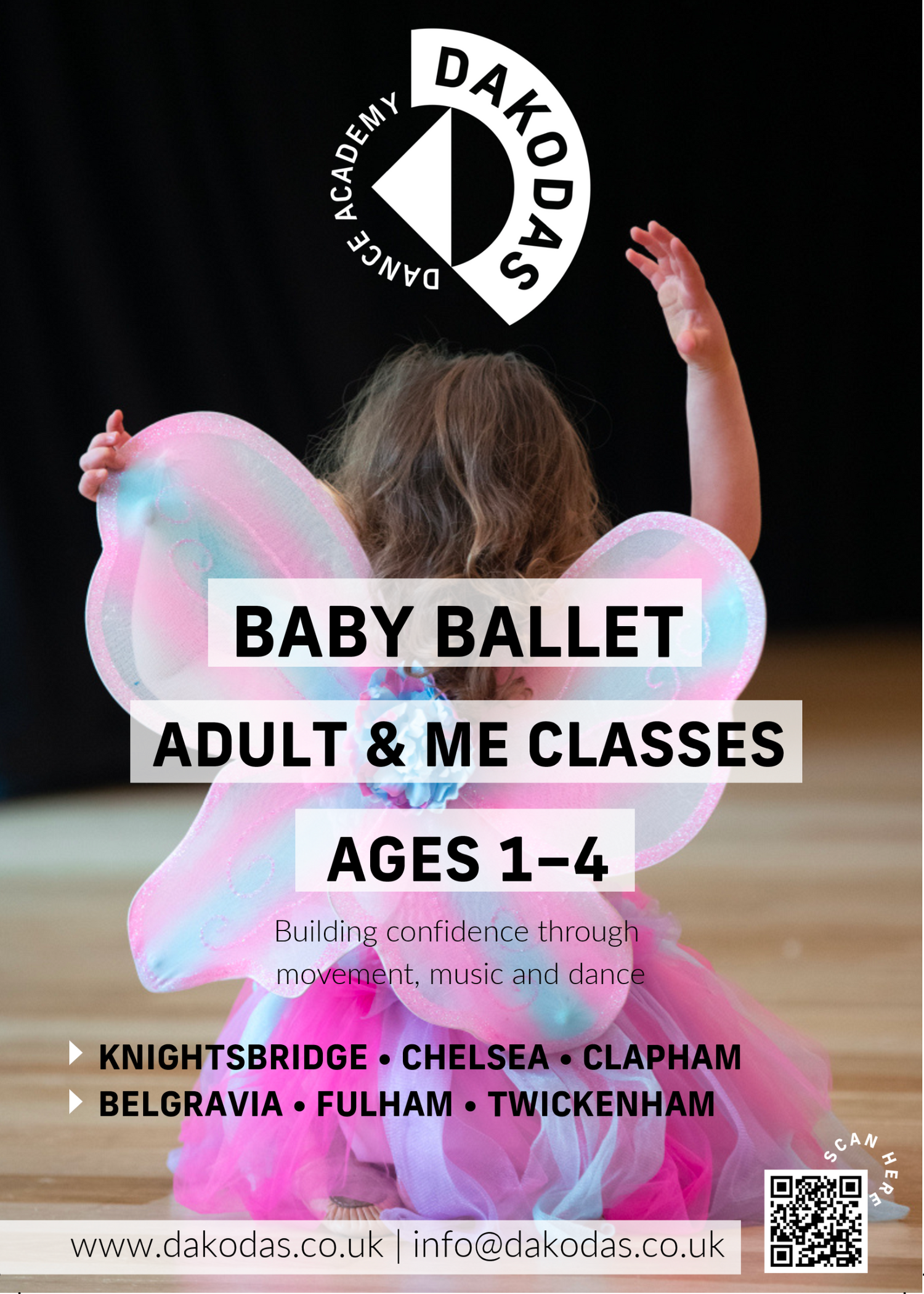 Adult &amp; Me Dance | Age: 2-3y | Saturday at 11.00 - 11.45 | LPS - Clapham -  Full Term September 2026