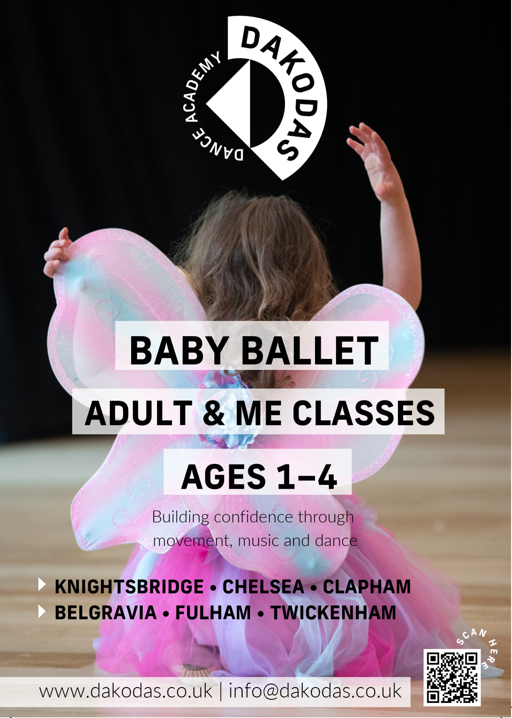 Adult &amp; Me Dance | Age: 2-3y | Saturday at 11.00 - 11.45 | LPS - Clapham -  Full Term September 2026
