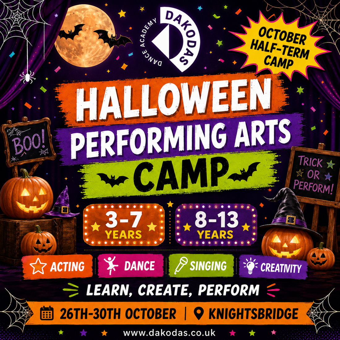 Halloween Camp - October 26th - 30th