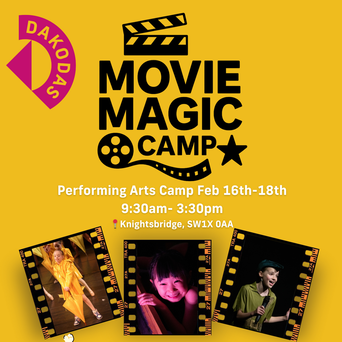 February Camp - Holiday camps &amp; Workshops with Dakoda&