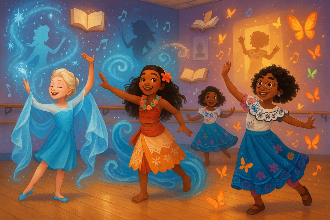 Disney Dance Day – A magical session inspired by Frozen, Moana, and Encanto. Explore storytelling, character work, and expressive movement in a fun, themed environment.